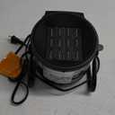 Space Heaters for Indoor Use, 1500W PTC Electric Heaters with Thermostat, Small Portable Heater with 90Adjustable Angle, Fast Safety Heat, Overheat Protection, Small Heater for Indoor/Outdoor Use