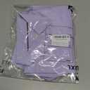 Alimens & Gentle Men's Short Sleeve Oxford Shirt Regular Fit Button Down Collar Shirts with Pocket (Purple), Size XL