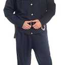 Dress Up America Police Costume For Adults - Shirt, Pants, Hat, Belt, Gun Holster and handcuffs Cop Set, M