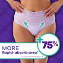 Always Discreet MaxiProtect Adult Diapers for Women, Incontinence Underwear, Scented, Postpartum Essentials, Bladder Leak Protection, Disposable Briefs, Maximum Plus Absorbency, Size L, 14 Count