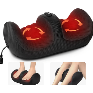 Medcursor Foot Massager with Heat - Foot and Calf Massager with Massage Roller, Deep Massage for Plantar Fasciitis, Pain Relief, Neuropathy, Relax for Home or Office Use (Not Cordless)