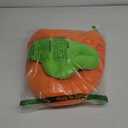 Bunny Bed,Thick&Soft Rabbit Bed with Removable Cushion,Machine Washable with Rattan Mat & Heart Decor, Cozy Warm Small Animal Sleeping Beds (Carrot Shape-M)