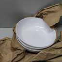 KX-WARE 8-inch Melamine Bowls, 30-ounce Salad/Pasta/Dinner Bowls, set of 6 White, KS281