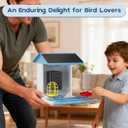 Bird Feeder with Camera-Free AI Forever for 1,1000+ Birds Identification, 2K HD & 5MP Night Vision, Record Video Live View, 64GB Card, App Alerts, Gifts for Bird Lovers