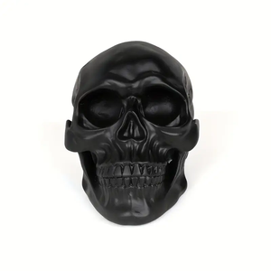 Black Skull Home Decor