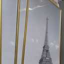 upsimples 20x30 Picture Frame Gold 3 Pack, Scratch-Proof Poster Frames 20 x 30 for Photo Gallery - Slide-In Strips, Horizontal or Vertical Wall Mounting
