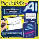 Mattel Games Pictionary vs. AI Family Game for Kids, Adults & Families Using Artificial Intelligence for 2 to 4 Players