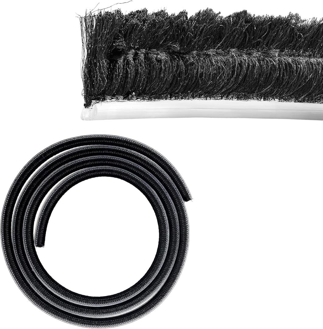 W510C .312" (7.9 mm) Adjustable Astragal Replacement Pile Weatherstrip 100FT Replace Worn Weatherstrip Pile on Adjustable Astragals Five Year Free Replacement