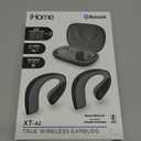 Bytech iHome XT-42 True Wireless Bluetooth In-Ear Earbuds, Black, HMAUBE238BK