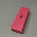 TYA Oversized Wrap Around Sunglasses for Women Men, Futuristic Rave Curved Lens Shades, Fashion Trendy Shield Sun Glasses (Small Pink Frame - Black Lens)