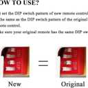 HD5 Ceiling Fan Remote Control Replacement for Hampton Bay Fan-HD UC7078T CHQ7078T Fan-HD5 Standard-RR7079T