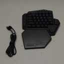 Redragon K585 DITI Wired One-Handed RGB Mechanical Gaming Keyboard, 42 Keys Type-C Professional Gaming Keypad w/Upgraded Hot-Swappable Socket, 7 Onboard Macro Keys & Detachable Wrist Rest