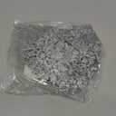 36Pcs Silver Glitter Snowflake Decorations Christmas Ornaments, Hanging Plastic Snow Flakes Ornaments with Silver Rope for Christmas Tree Decorations, Winter Wonderland Party Supplies