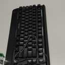 TECKNET Gaming Keyboard, USB Wired Computer Keyboard, 15-Zone RGB Illumination, IP32 Water Resistance, 25 Anti-ghosting Keys, All-Metal Panel (Whisper Quiet Gaming Switch) (Black)