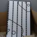 Minifigure Display Case for 100 Figures  Acrylic Wall Mount Organizer for Lego Mini Figures | Large Capacity Dustproof Frame to Showcase & Protect Your Collection (25x16in White)