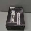 Jack & Rose Clippers and Trimmers Set, Cordless Hair Clippers for Men, Barber Clippers Set (Silvery)