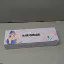 Automatic Hair Curler 4 Temperature & 3 Timer Settings, Auto Shut-Off, Anti-Scald Rotating Curling Wand (White)