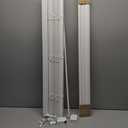 Lotus & Windoware Cordless, 2 Inch Faux Wood Blind, 35" Wide x 54" Long, Window Blinds, Blinds & Shades, Blinds for Indoor Windows, Smooth, Bright White - 35" x 54", Bright White