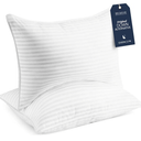 Beckham Hotel Collection Bed Pillows Standard/Queen Size Set of 2 - Original Down Alternative Pillow for Sleeping - Bedding for Back, Stomach or Side Sleepers