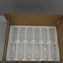 Glass Bud Vases Set of 12, Ribbed Bud Vases in Bulk, Mini Vases for Centerpieces, Small Clear Vintage Vase for Table Decorations, Wedding Decor, Home (Ribbed)