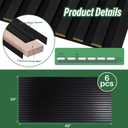 NeatiEase 6Pcs Acoustic Wood Panels for Wall, 48"x24" Wood Slat Wall Panel