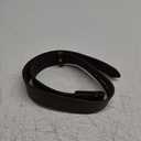 Leather Belt Strap with Vintage Distressed Texture 1.5" Wide with Snaps and without Buckle S