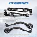 Front Lower Control Arm Forward Compatible With 2013-2018 Land Rover Discovery/Range Rover/Range Rover Sport Lower Control Arm Kit