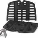 Uniflasy 7644 Cast Iron Cooking Grates for Weber Q100, Q1000, Q120, Q1200, Q1400, 516001, 516002, 50060001, 51010001, 51060001, Baby Q Gas Grill, 2 Pack