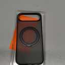 TORRAS 360 Magnetic Stand for iPhone Air Case, [Fit for MagSafe] [Military-Grade Protection] Translucent Slim Case for iPhone 17 Air, 2025, Obsidian Black, Ostand O3 Fitness Series