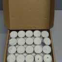 DEYBBY Natural Soy Wax Tealight Candles Bulk,100 Pack UnScented Tea Candle Set - 4 Hours Burning for Each