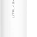 Smart Water Bottle with Premium Bluetooth Speaker, Portable Charger, LED Light, Stainless Steel, Mix & Match Colors, 20oz - Oprah's Favorite Things 2024 (White)