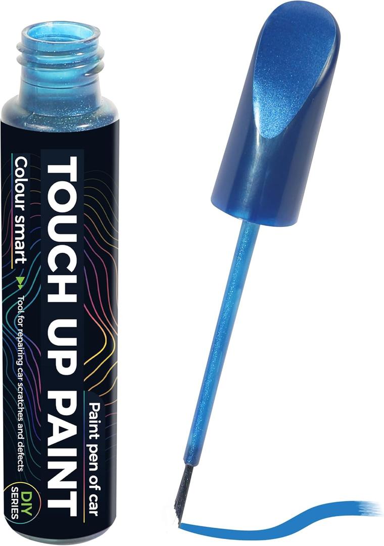 4 x RACOONA Touch Up Paint Pen - Car Scratch Remover, Deep Scratch Repair for All Types of Cars (Blue)