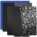 HzdaDeve 3PK AD5X Build Plate for Flashforge AD5X/5M/5M Pro Dual-Smooth Cold Cool PEI Double Smooth PEO PET Plate Black Sheet Board 235x235MM Heated Bed Spring Steel Flexible Platform
