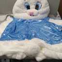 Easter Bunny Mascot Costume Rabbit Cartoon Fancy Party Dress Performance Suit Adult