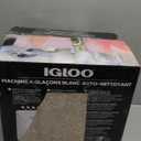 Igloo Automatic Ice Maker, Self- Cleaning, Countertop Size, 26 Pounds in 24 Hours, 9 Large or Small Ice Cubes in 7 Minutes, LED Control Panel, Scoop Included, Perfect for Water Bottles, Mixed Drinks (White)