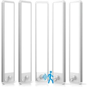 5 Pack Under Cabinet Lighting Wireless 2200maAh Rechargeable LED Motion Sensor Magnetic Light Indoor Closet Lights for Kitchen, Stairs Cool White