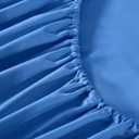 New Fitted Sheet - Super Soft, Solid Lightwight Comfortable Bedding- 16" Deep Pockets Fully Elastic Shrink, Tear & Fade Resistant Easy Care - Long Lasting - Bottom Bed Sheet Only (Royal Blue, Queen)