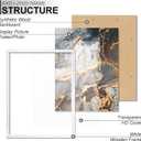 Fxojyvo 20x26 Picture Frame White Engineered Wood Wall Hanging | Light Weight 20 x 26 Inch White Wood-grain Frame for 20by26 Photo Poster Horizontally/Vertically(1 Pack|White|20x26)