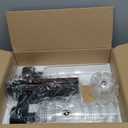 Indoor Wall Sconces Set of Two, Modern Black Bathroom Sconces Wall Decor with Cylinder Glass, Wall Lamps for Bedroom Hallway Vanity Kitchen Lighting Fixtures Set of 2