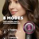 2-in-1 Hair Dryer & Fragrance Essence Capsule, 110,000 RPM High-Speed 1200W Ionic Blow Dryer with Brushless Motor, Intelligent Heat Control, Lightweight, Low Noise with Magnetic Nozzle