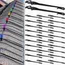 100 Pcs Adjustable Roof Ridge Light Clips, Christmas Light Ridge Hooks for C7 C9 Mini Lights, Universal Christmas Light Roof Clips for Outdoor Ridgeline Hanging String Light