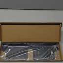 Stop Spills & Crumbs! Stainless Steel Stove Gap Covers (2 Pack) | Heat-Resistant Filler for Gas Stoves & Ovens | Adjustable 13.8" to 27.5" | Non-Slip, Easy Clean, Tool-Free Install (Black)