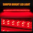 Third 3rd Brake Light LED for 2015-2020 Chevy Tahoe/Suburban, High Mount Rear Brake Lights Assembly for 2016-2019 Suburban 3500HD, Waterproof Center Cab Lamp Stop Light (Black)