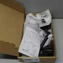 Matte Black Bathroom Accessories Set, KLJKPA 4 Pieces Bathroom Hardware Set, 24 inch Towel Bar, Towel Racks for Bathroom, Robe Towel Hooks, Toilet Paper Holder Wall Mounted