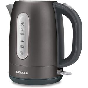 Sencor SWK1778BK 1.7L Stainless Steel Electric Kettle with Lid Safety Lock, Black