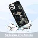 Trendy Gothic Dark Medusa Aesthetic Phone Case Compatible with iPhone 11 Pro Max 6.5 Inch - Shockproof Protective Horror Halloween Case, Vintage Western Mythology Phone Case for Women Men Girls