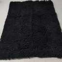 OLANLY Black Bathroom Rug 30x20, Extra Soft Absorbent Chenille Bath Rugs, Rubber Backing Quick Dry, Machine Washable Bath Mats for Bathroom Floor, Tub and Shower, Home Decor Accessories