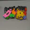 Sumind 30 Pcs Inflatable Microphones 9.4 Inch Blow up Plastic Fake Microphone Props Toys for Karaoke Musical Concert 80s 90s Singer Birthday Party Cosplay Stage Decoration Supplies(Bright Color)