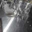 Glass Caviar Serving Set with 4 Pcs Mother of Pearl Spoons 3.2 Inch Caviar Dish Chiller Server Set with Ice Holder for Egg, Ice Cream, Coffee, Restaurant Serving