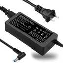 TSKYBEAR 45W Charger Compatible with HP Laptop Charger, Pavilion, Pavilion X360, Elitebook, Stream, Probook, Notebook 11 14 15 15-f272wm 15-f387wm Computer Smart Blue Tip Power Supply Cord Plug